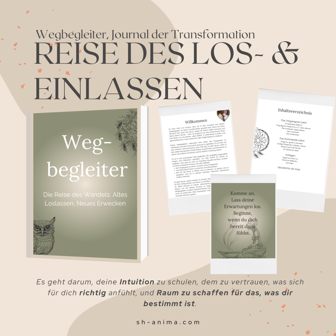 Wegbegleiter | Journal - Transformative Reise des Loslassen und Einlassen